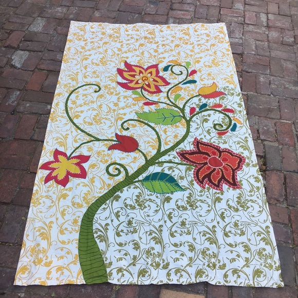 Set of 2 Pier One boho curtains